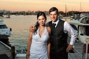 Lina & Dylan wedding photograph - Granville Island