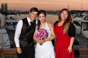 Lina & Dylan wedding photograph - Granville Island