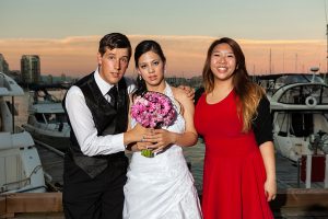 Lina & Dylan wedding photograph - Granville Island