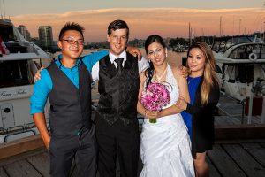 Lina & Dylan wedding photograph - Granville Island