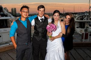 Lina & Dylan wedding photograph - Granville Island