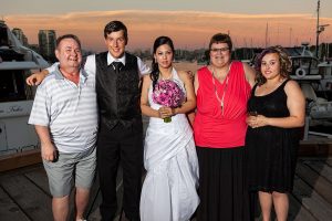 Lina & Dylan wedding photograph - Granville Island